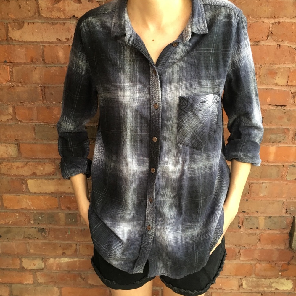 Urban Outfitters Blue Flannel